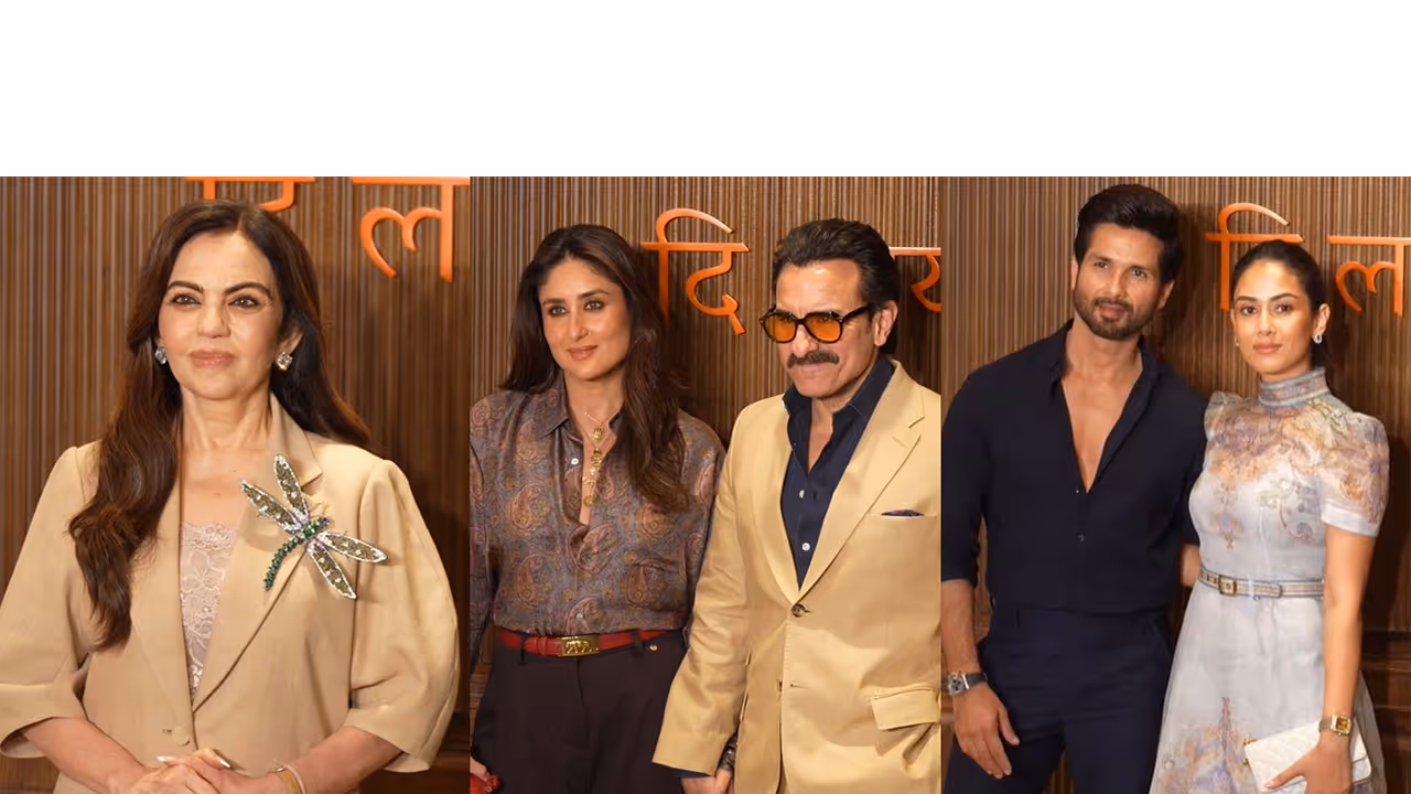 Nita Ambani, Kareena Kapoor, Saif Ali Khan, Shahid Kapoor, Mira Rajput (Photo/ANI) Nita Ambani, Kareena Kapoor, Saif Ali Khan, Shahid Kapoor, Mira Rajput (Photo/ANI)