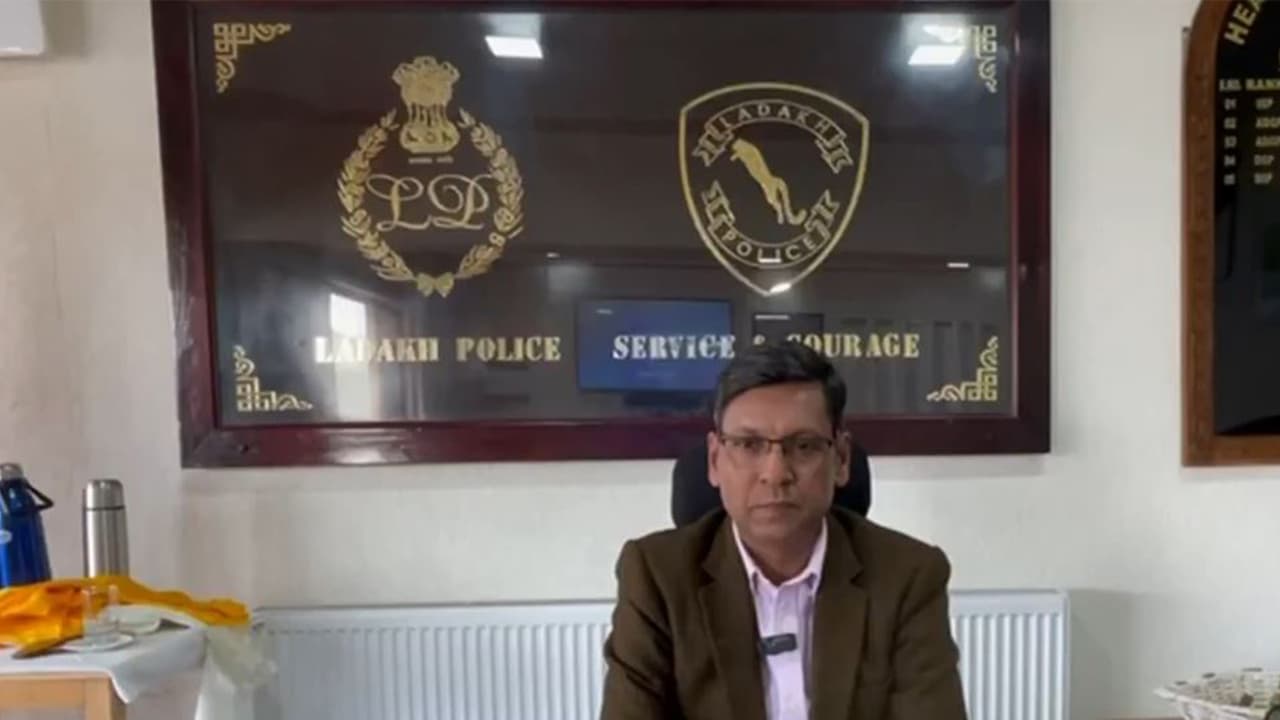 Ladakh DGP Mukesh Singh (Photo/ANI) Ladakh DGP Mukesh Singh (Photo/ANI)