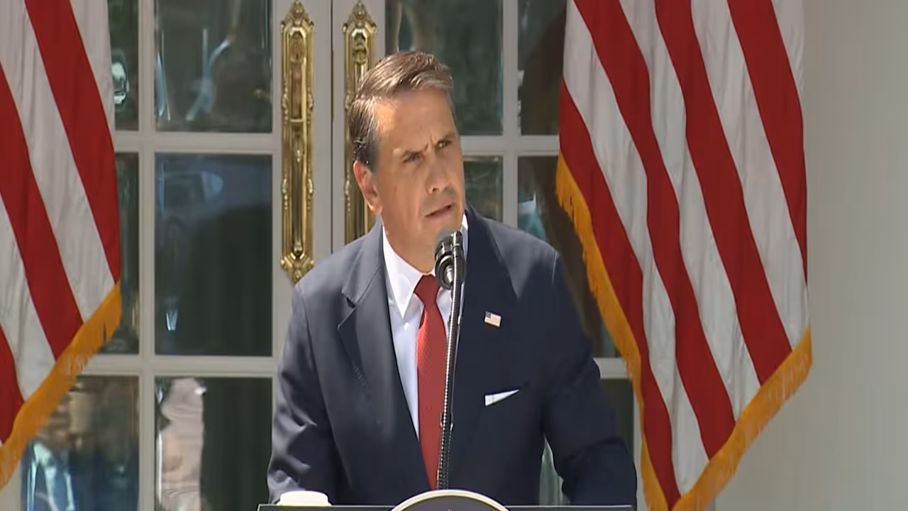 US Attorney General Todd Blanche speaking during a press briefing at the White House. (Image Source: YouTube/White House) US Attorney General Todd Blanche speaking during a press briefing at the White House. (Image Source: YouTube/White House)