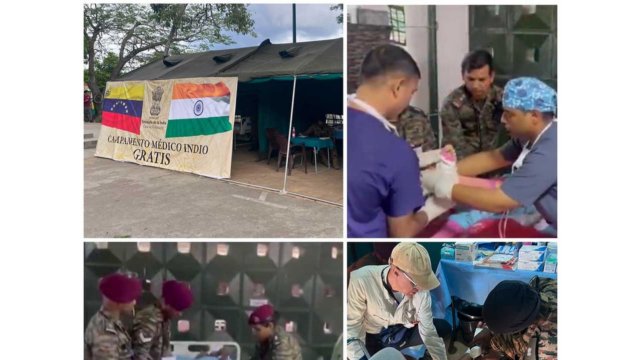 Relief efforts being carried out by Indian medical professionals (Photo: X@DrSJaishankar) Relief efforts being carried out by Indian medical professionals (Photo: X@DrSJaishankar)