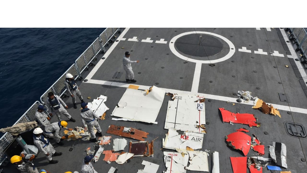 Wreckage of missing Pakistan cargo Boeing 737 recovered from Arabian Sea (Photo/X@Pk_PAA_Official) Wreckage of missing Pakistan cargo Boeing 737 recovered from Arabian Sea (Photo/X@Pk_PAA_Official)