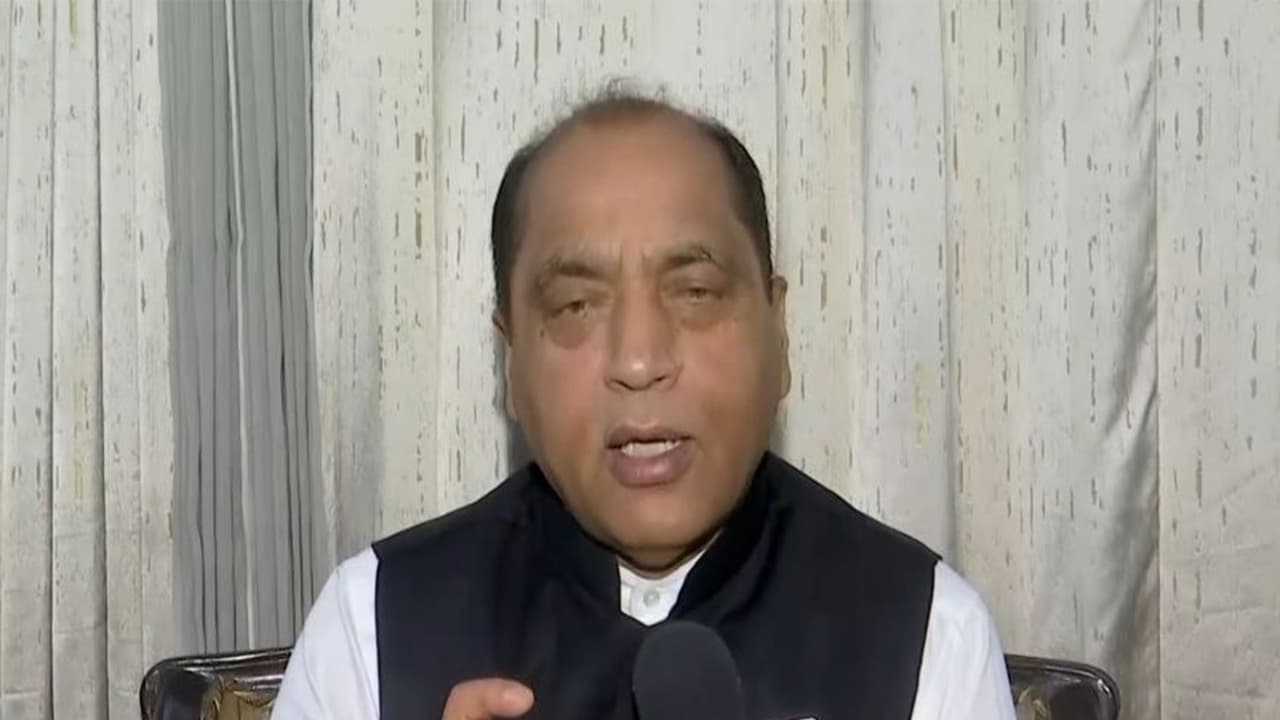 Himachal Pradesh LoP Jairam Thakur (Photo/ANI) Himachal Pradesh LoP Jairam Thakur (Photo/ANI)