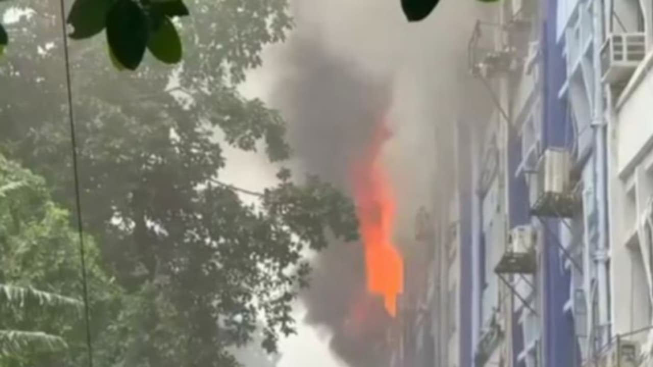 A fire broke out at the South 24 Parganas Zilla Parishad office near Alipore Court, (Photo/ANI) A fire broke out at the South 24 Parganas Zilla Parishad office near Alipore Court, (Photo/ANI)