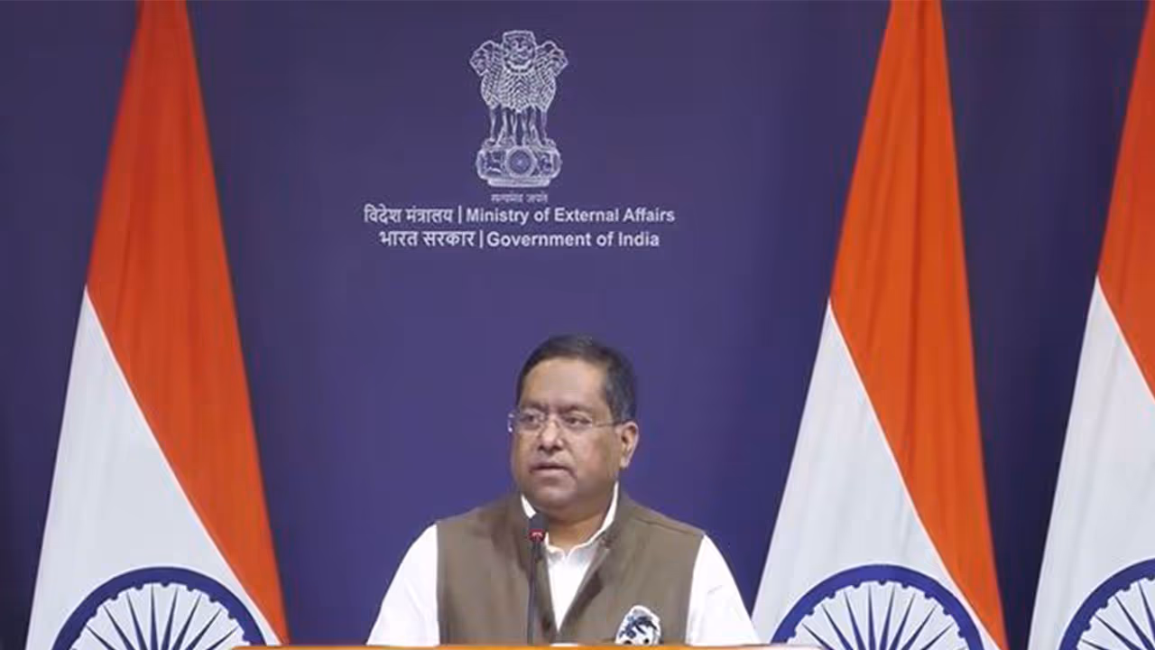 Ministry of External Affairs Spokesperson Randhir Jaiswal (Photo/ Youtube @MEAIndia) Ministry of External Affairs Spokesperson Randhir Jaiswal (Photo/ Youtube @MEAIndia)