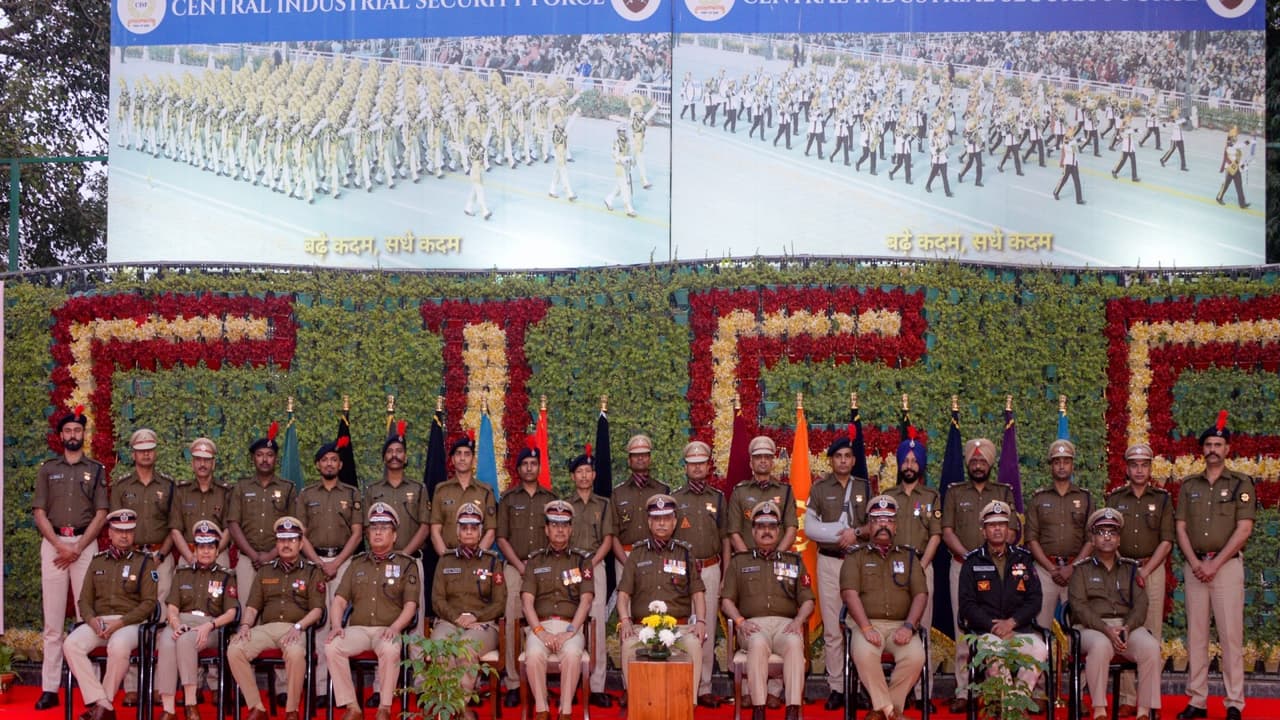 CISF honours 19 personnel with DG’s disc for bravery during operation Sindoor (Photo/CISF)