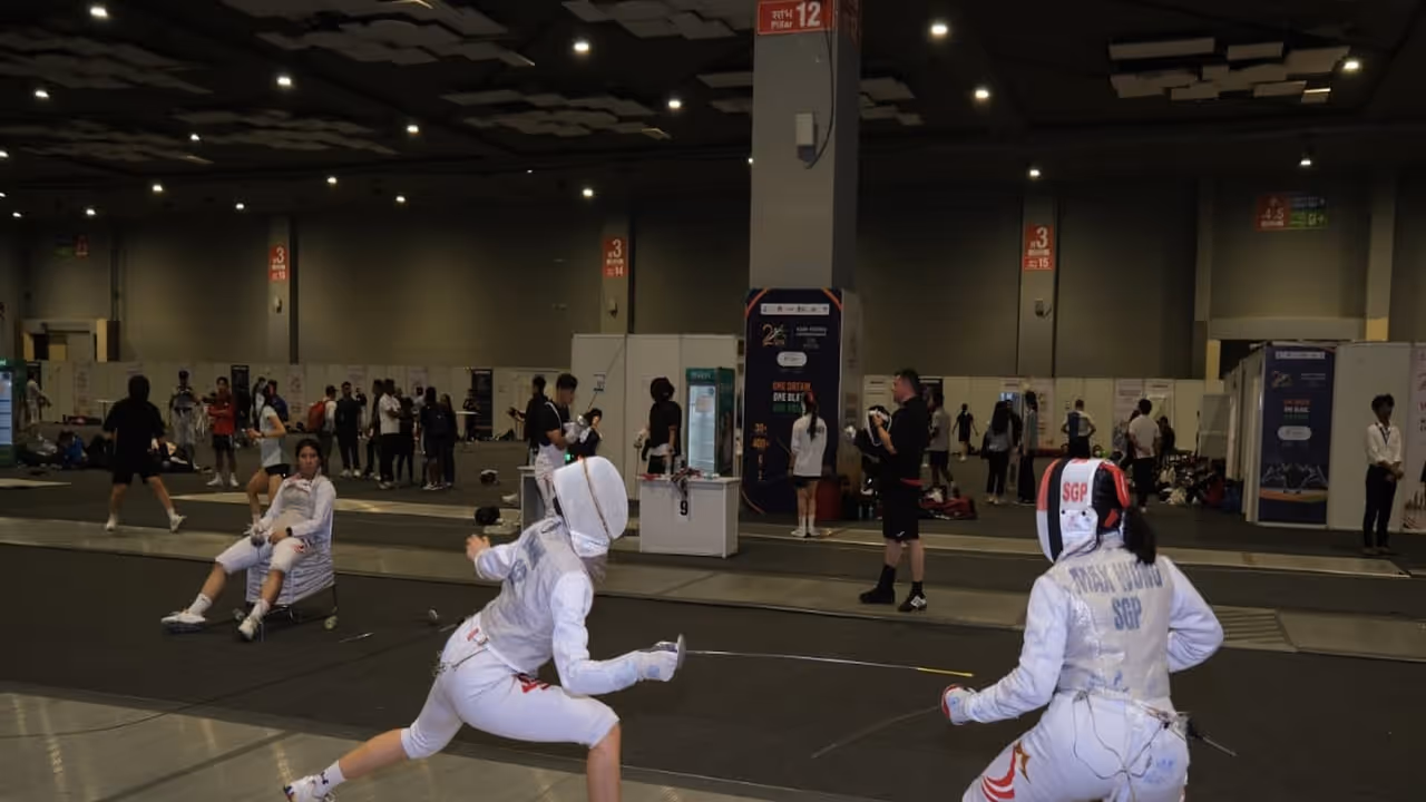 Indian fencers in action (Image: SAI Media) Indian fencers in action (Image: SAI Media)