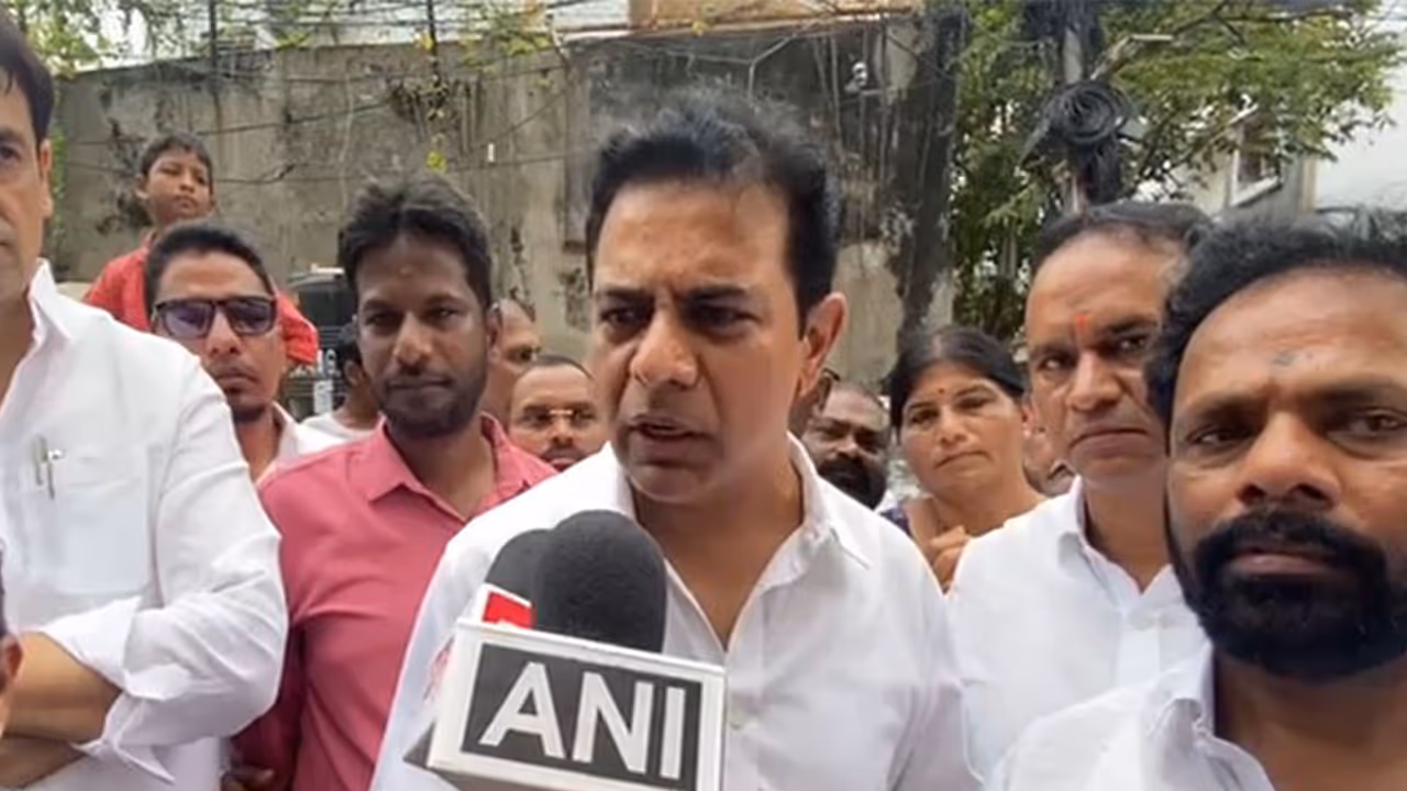 BRS leader KT Rama Rao (File Photo/ANI) 