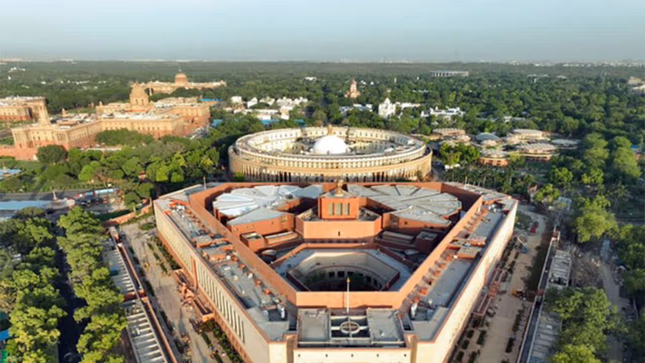 Visual of Parliament building (Photo: ANI) Visual of Parliament building (Photo: ANI)