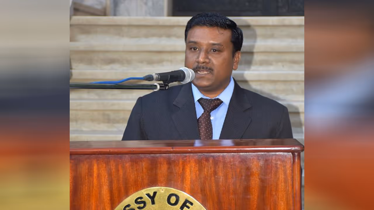 Vinod Bahade, Joint Secretary (Counter Terrorism) at the MEA (Photo:X/@indembcairo)