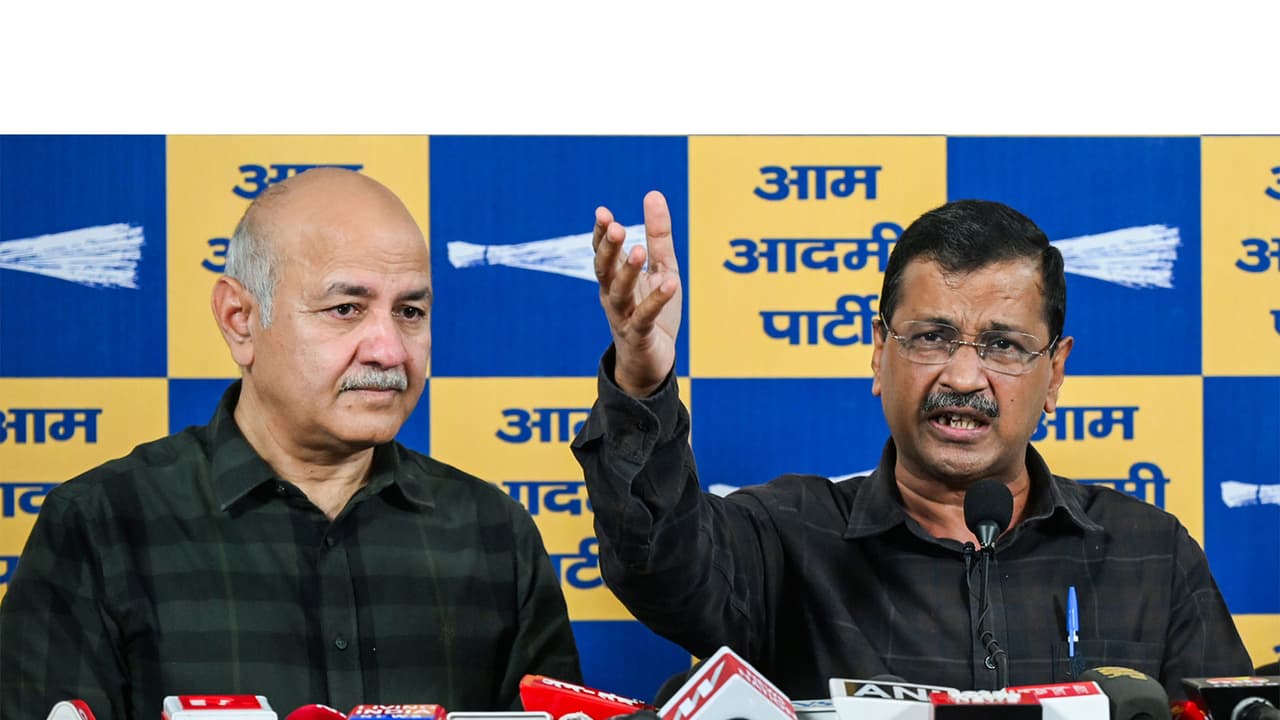 Former Delhi CM and AAP chief Arvind Kejriwal and former Delhi minister Manish Sisodia (Photo/ANI) Former Delhi CM and AAP chief Arvind Kejriwal and former Delhi minister Manish Sisodia (Photo/ANI)
