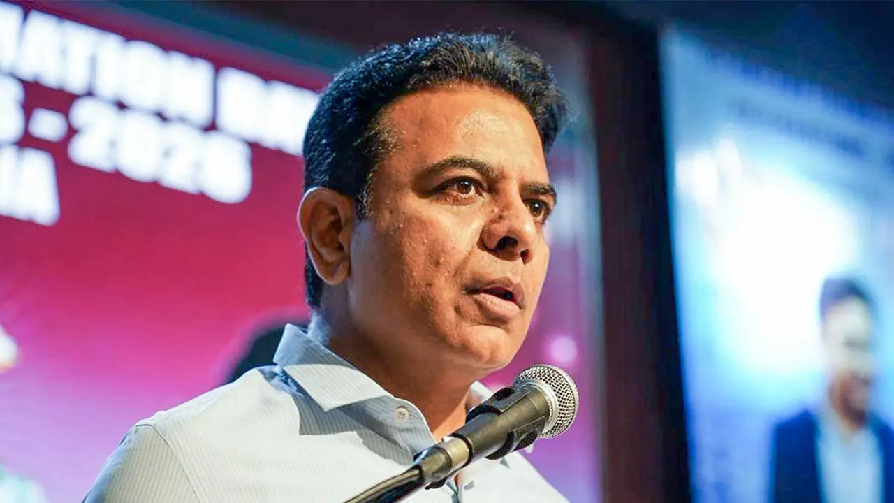 Bharat Rashtra Samithi (BRS) Working President KT Rama Rao (File Photo/ANI) Bharat Rashtra Samithi (BRS) Working President KT Rama Rao (File Photo/ANI)