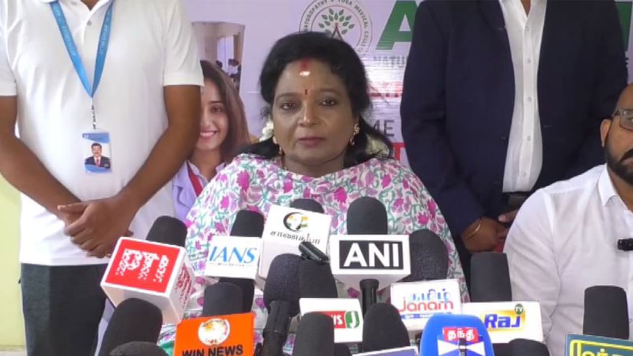 BJP leader Tamilisai Soundararajan (Photo/ANI) BJP leader Tamilisai Soundararajan (Photo/ANI)