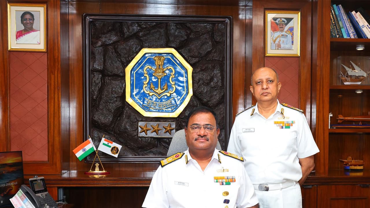 Vice Admiral B Sivakumar (Photo/@indiannavy)