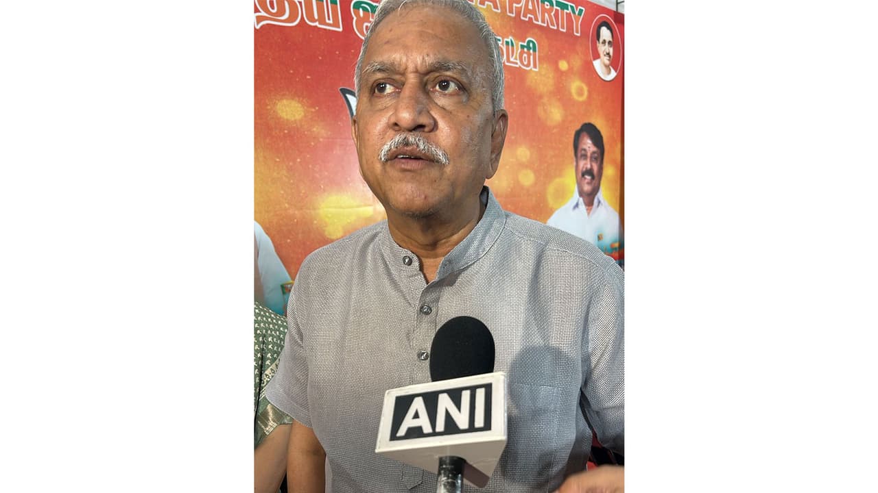 BJP leader Narayanan Tirupathy (Photo/ANI) BJP leader Narayanan Tirupathy (Photo/ANI)