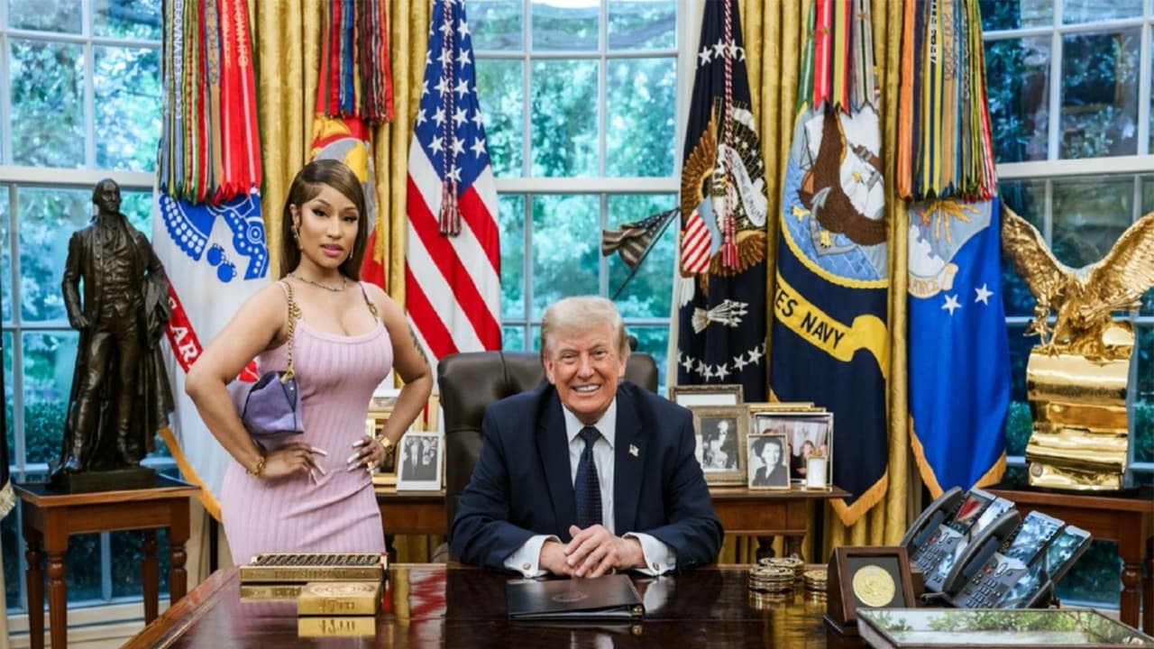 Musician Nicki Minaj with US President Donald Trump (Photo: X@NICKIMINAJ) Musician Nicki Minaj with US President Donald Trump (Photo: X@NICKIMINAJ)