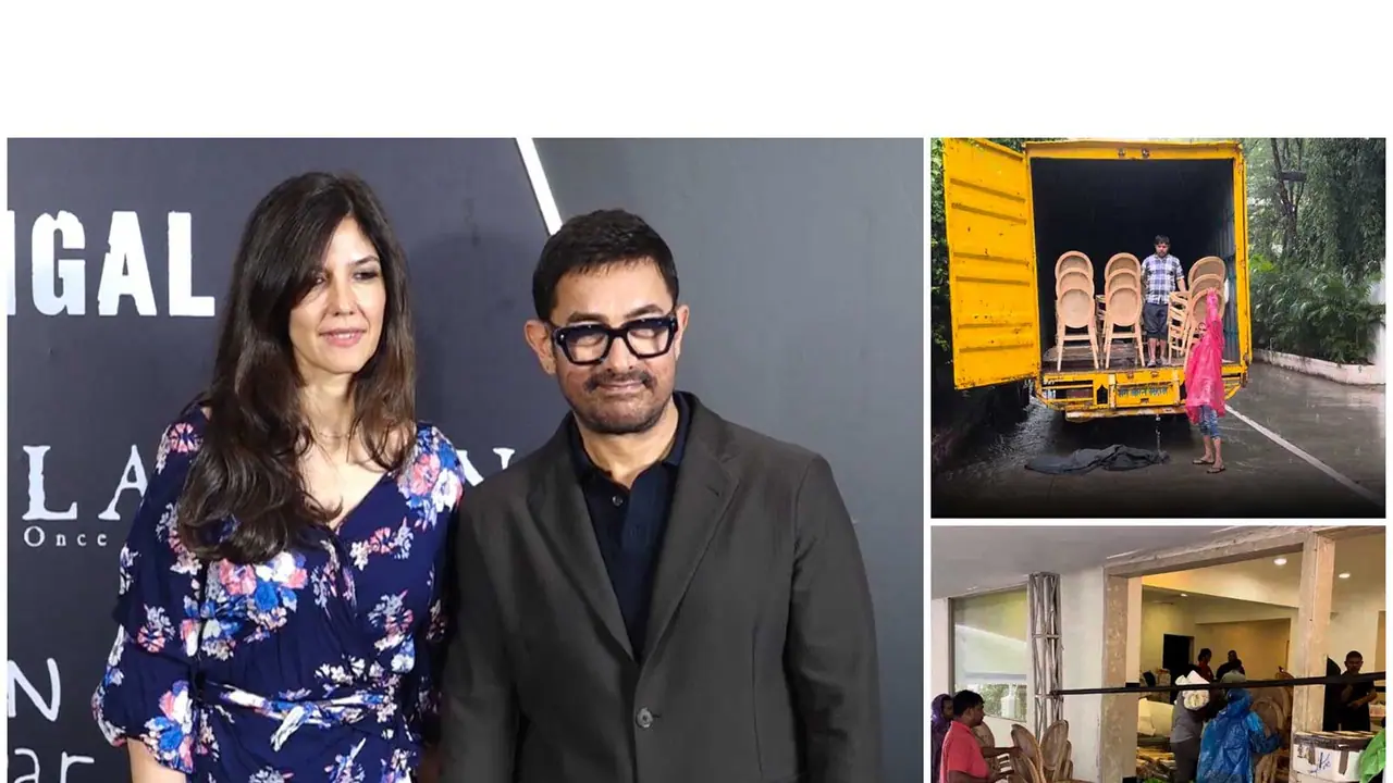 Aamir Khan and Gauri Spratt (Photos/ANI) Aamir Khan and Gauri Spratt (Photos/ANI)