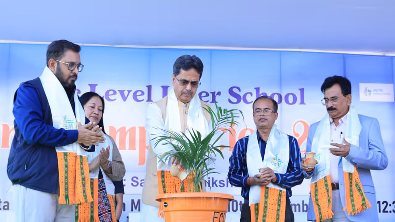 Tripura CM Dr Manik Saha inaugurates State Level Inter School Band Competition 2025 (Photo/ Tripura CMO) Tripura CM Dr Manik Saha inaugurates State Level Inter School Band Competition 2025 (Photo/ Tripura CMO)