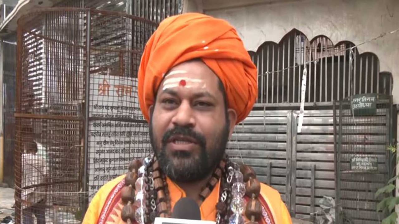 Hanumangarhi Temple Mahant Raju Das (Photo: ANI) Hanumangarhi Temple Mahant Raju Das (Photo: ANI)