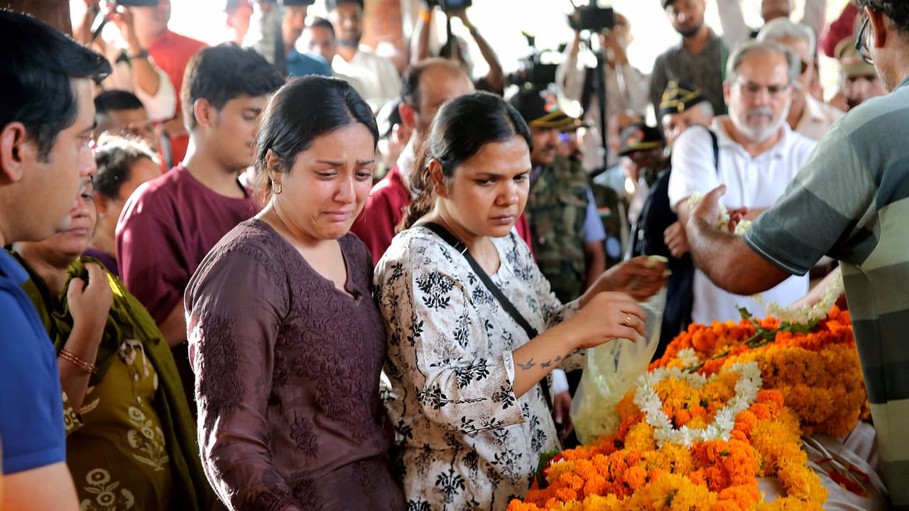 Twisha Sharma last rites (Photo/ANI) Twisha Sharma last rites (Photo/ANI)