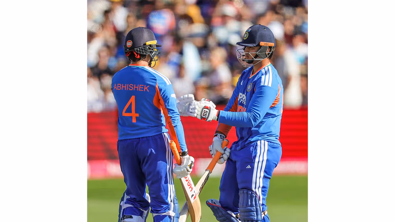 India's Abhishek Sharma and Vaibhav Sooryavanshi (Photo: ANI) India's Abhishek Sharma and Vaibhav Sooryavanshi (Photo: ANI)
