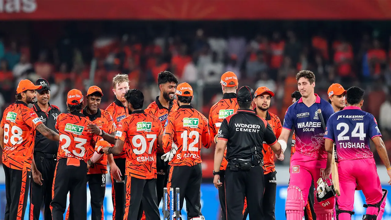 An IPL match between SRH and RR. (Photo/ANI) An IPL match between SRH and RR. (Photo/ANI)