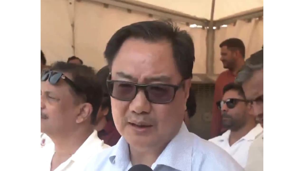 Union Minister Kiren Rijiju (Photo/ANI) Union Minister Kiren Rijiju (Photo/ANI)