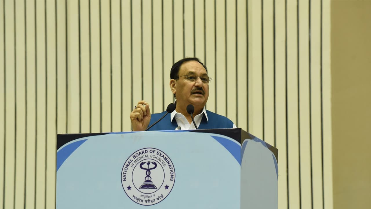 Union Health Minister JP Nadda (Photo/@JPNadda/X) Union Health Minister JP Nadda (Photo/@JPNadda/X)