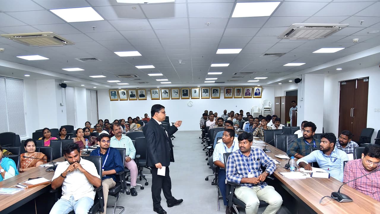AP Legislature Officials undergoing training in Amaravati (Photo/Lok Sabha Secretariat) AP Legislature Officials undergoing training in Amaravati (Photo/Lok Sabha Secretariat)