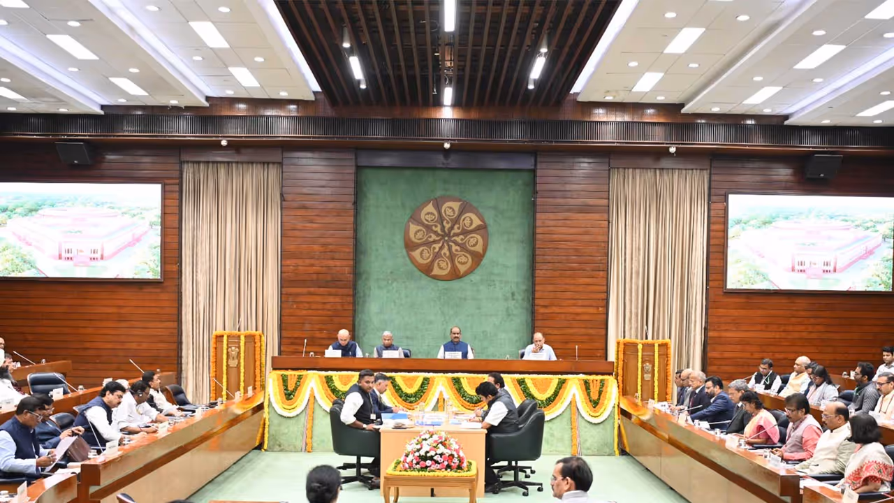 Lok Sabha speaker Om Birla holds high level briefing meeting to review preparations for the 69th Commonwealth Parliamentary Conference (Photo/Lok Sabha Secretariat) Lok Sabha speaker Om Birla holds high level briefing meeting to review preparations for the 69th Commonwealth Parliamentary Conference (Photo/Lok Sabha Secretariat)