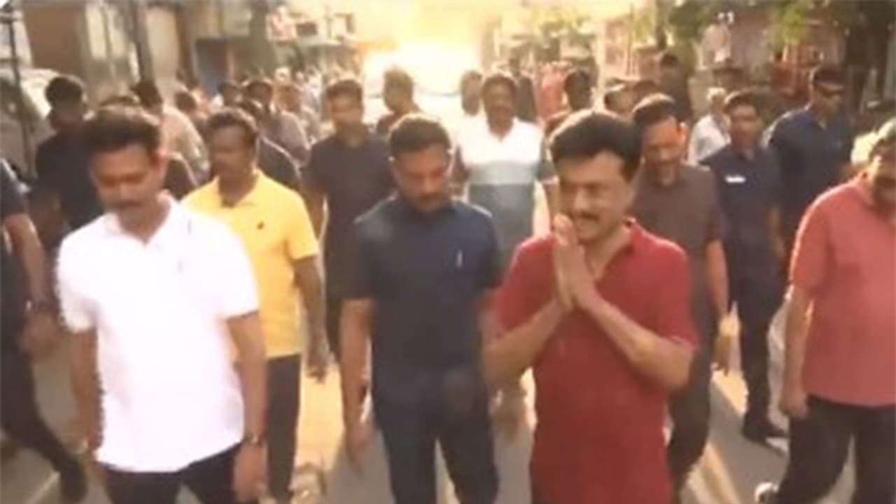 Tamil Nadu CM and DMK President MK Stalin campaigns across multiple areas (Photo/ANI) Tamil Nadu CM and DMK President MK Stalin campaigns across multiple areas (Photo/ANI)