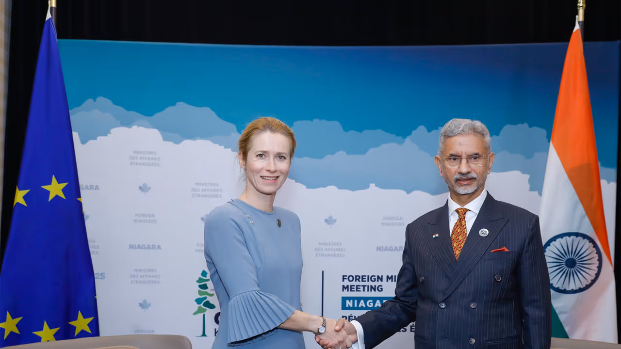 EAM Jaishankar with EC VP Kaja Kallas (Photo/ X@DrSJaishankar)