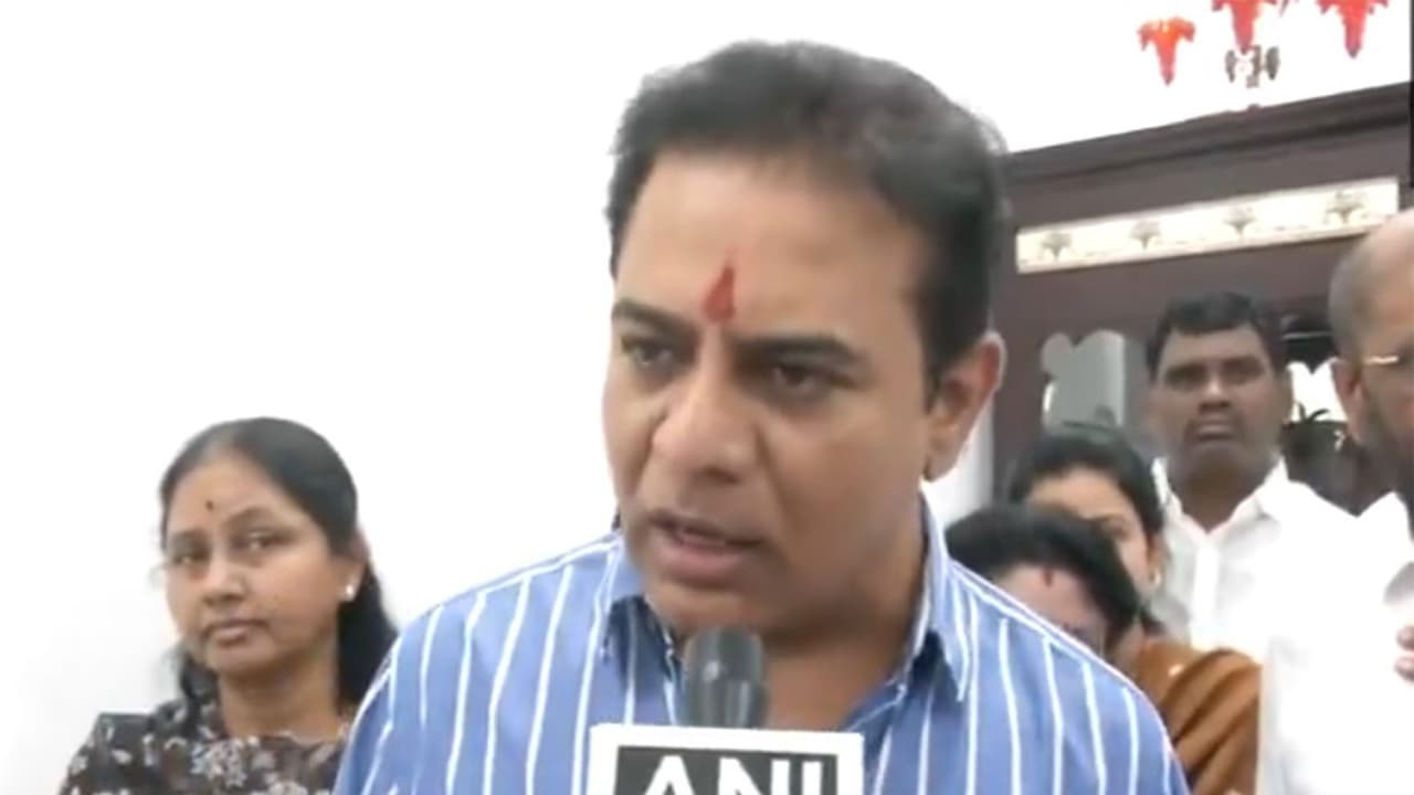 BRS Working President KT Rama Rao (Photo/ANI) BRS Working President KT Rama Rao (Photo/ANI)
