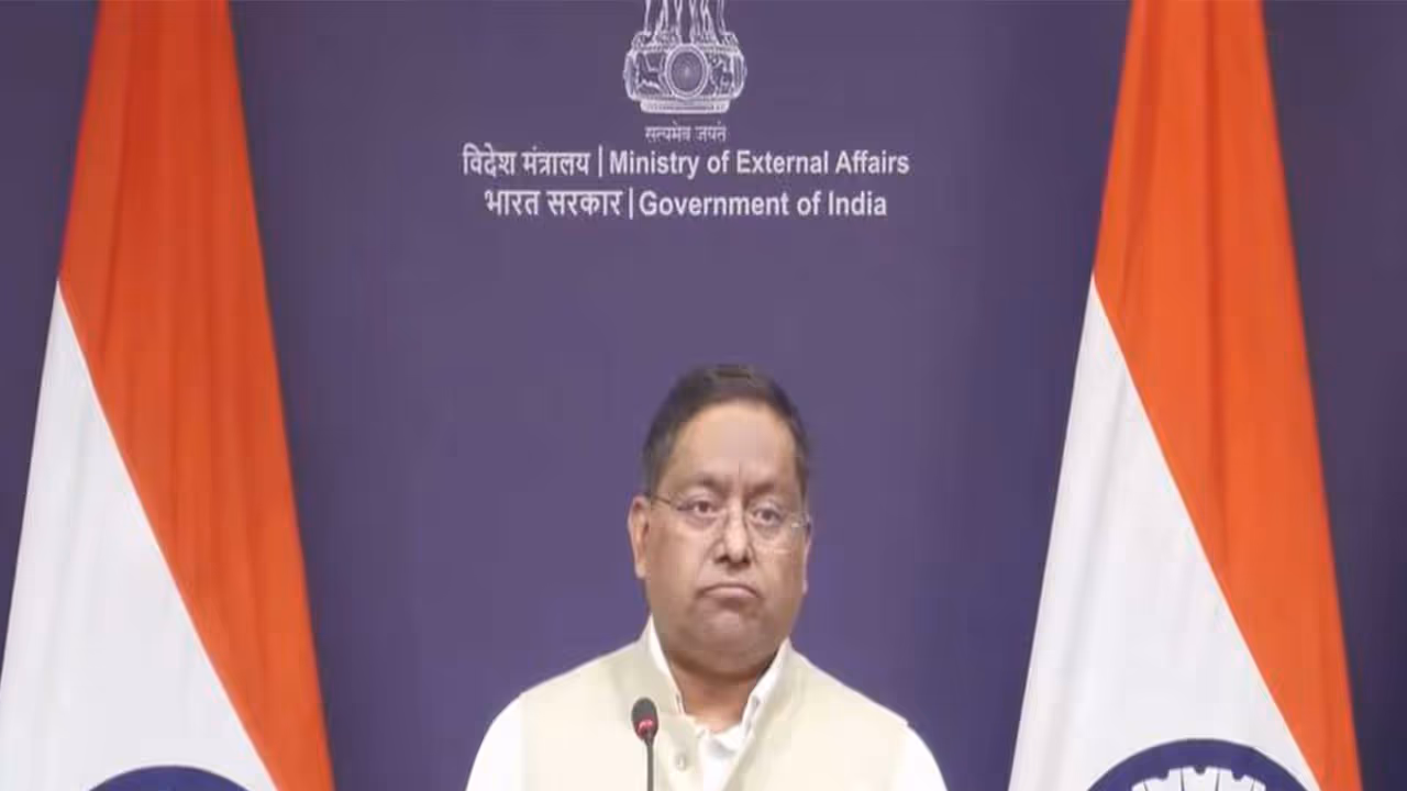 MEA Spokesperson Randhir Jaiswal (Photo/ Youtube@MEAIndia) MEA Spokesperson Randhir Jaiswal (Photo/ Youtube@MEAIndia)