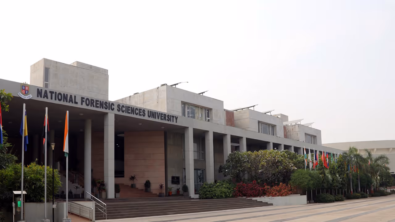 Campus of National Forensic Sciences University (NFSU) (Photo/ANI) Campus of National Forensic Sciences University (NFSU) (Photo/ANI)