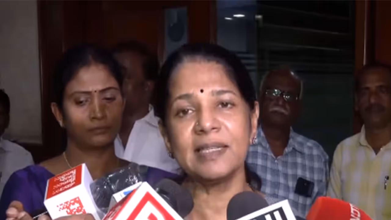 DMK MP Kanimozhi Karunanidhi (Photo/ANI) DMK MP Kanimozhi Karunanidhi (Photo/ANI)