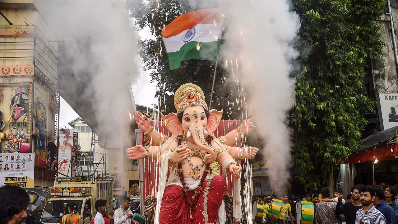 Ganesh Chaturthi festival (Photo/ANI) Ganesh Chaturthi festival (Photo/ANI)