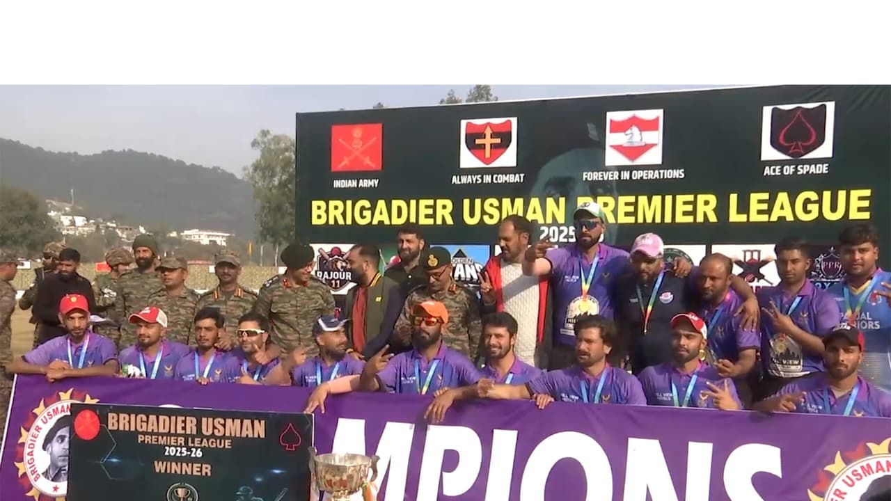 The tournament was organised by Indian Army. (Photo: ANI) The tournament was organised by Indian Army. (Photo: ANI)