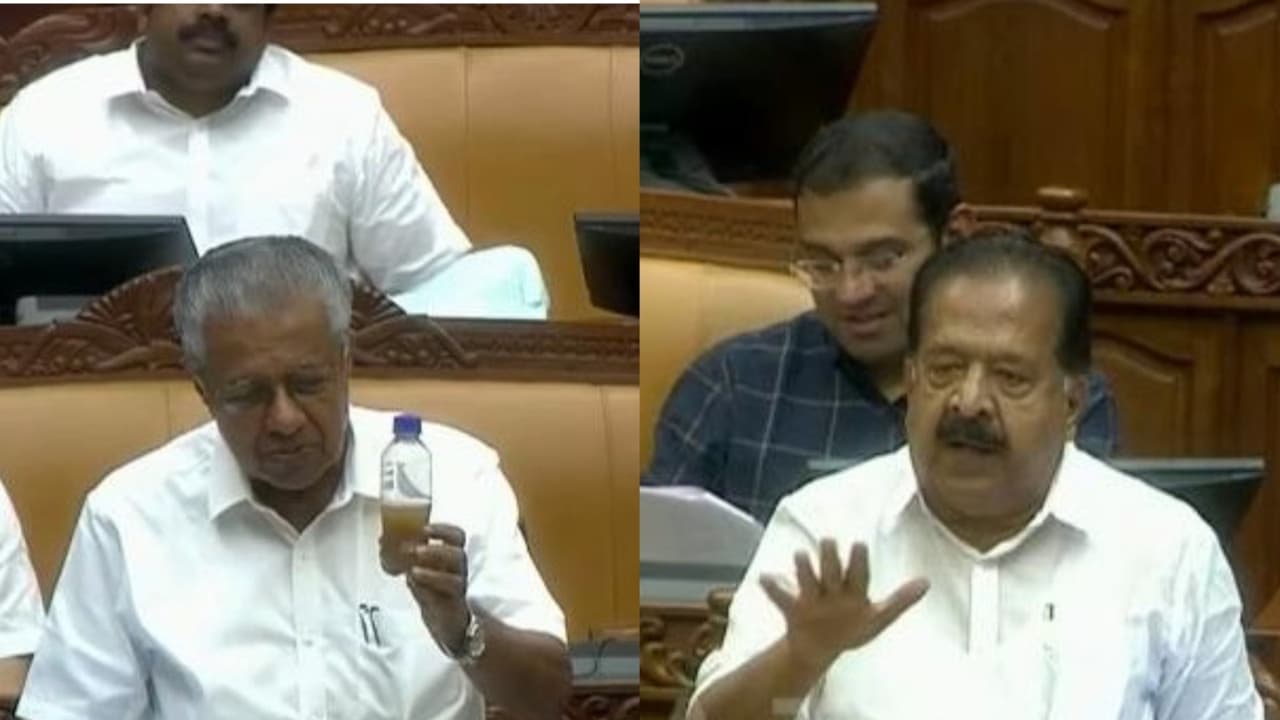 Keralam Assembly LoP Pinarayi Vijayan and Keralam Home Minister Ramesh Chennithala (Photo: Kerala Assembly) Keralam Assembly LoP Pinarayi Vijayan and Keralam Home Minister Ramesh Chennithala (Photo: Kerala Assembly)