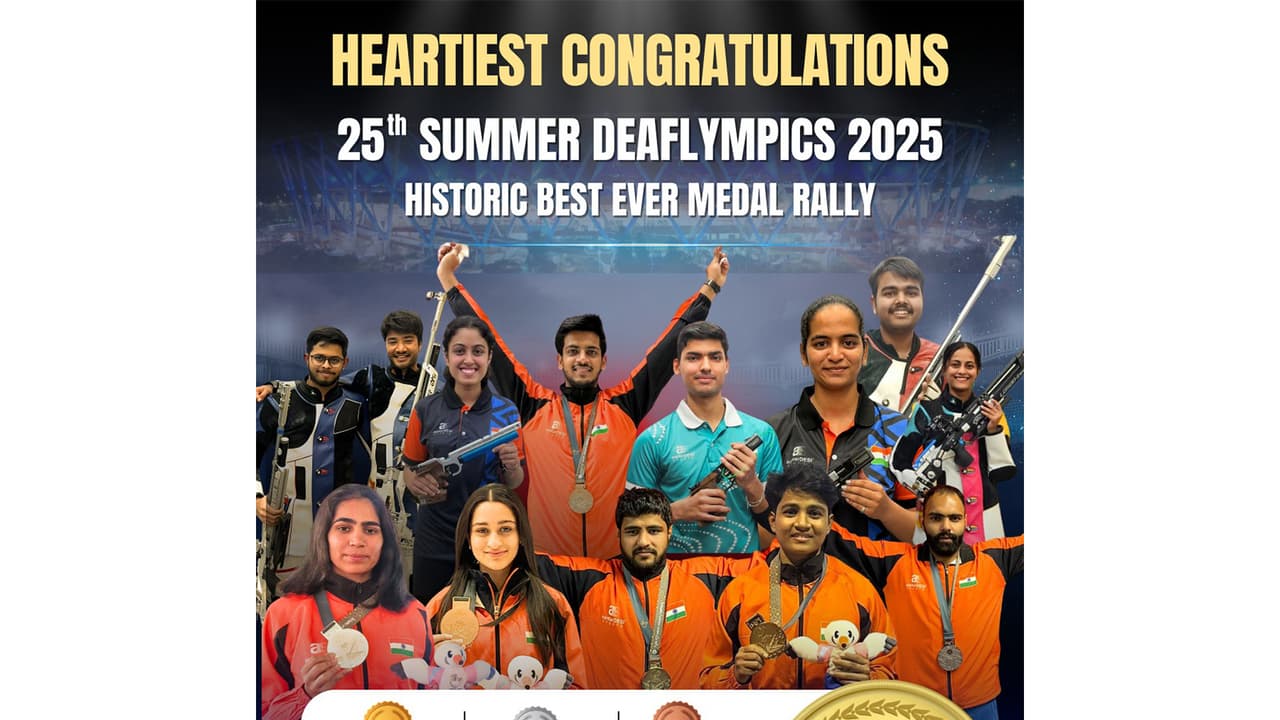 PM Modi has congratulated Deaflympians. (Photo: @narendramodi) PM Modi has congratulated Deaflympians. (Photo: @narendramodi)
