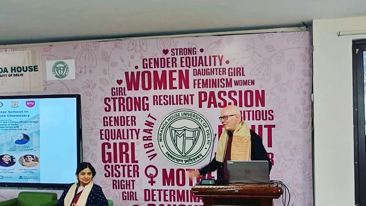Nottingham Trent University (NTU), United Kingdom, in collaboration with Miranda House, Hindu College, and Kirori Mal College, University of Delhi, launched the three day NTU Winter School (Photo: Facebook@Miranda House) Nottingham Trent University (NTU), United Kingdom, in collaboration with Miranda House, Hindu College, and Kirori Mal College, University of Delhi, launched the three day NTU Winter School (Photo: Facebook@Miranda House)