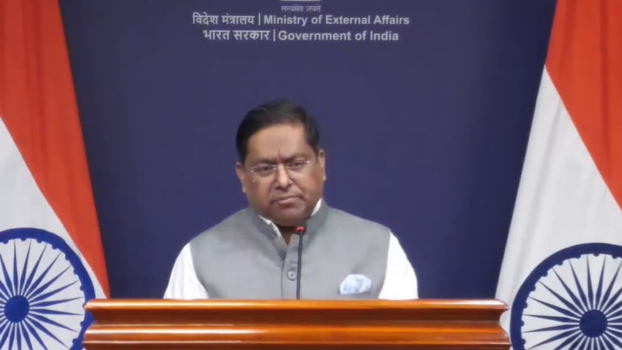 MEA Official Spokesperson Randhir Jaiswal (Photo/X/@MEAIndia) MEA Official Spokesperson Randhir Jaiswal (Photo/X/@MEAIndia)