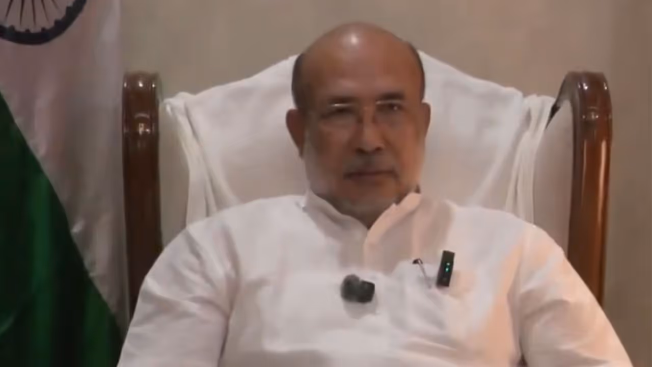 Former Manipur CM N Biren Singh (Photo/ANI) Former Manipur CM N Biren Singh (Photo/ANI)