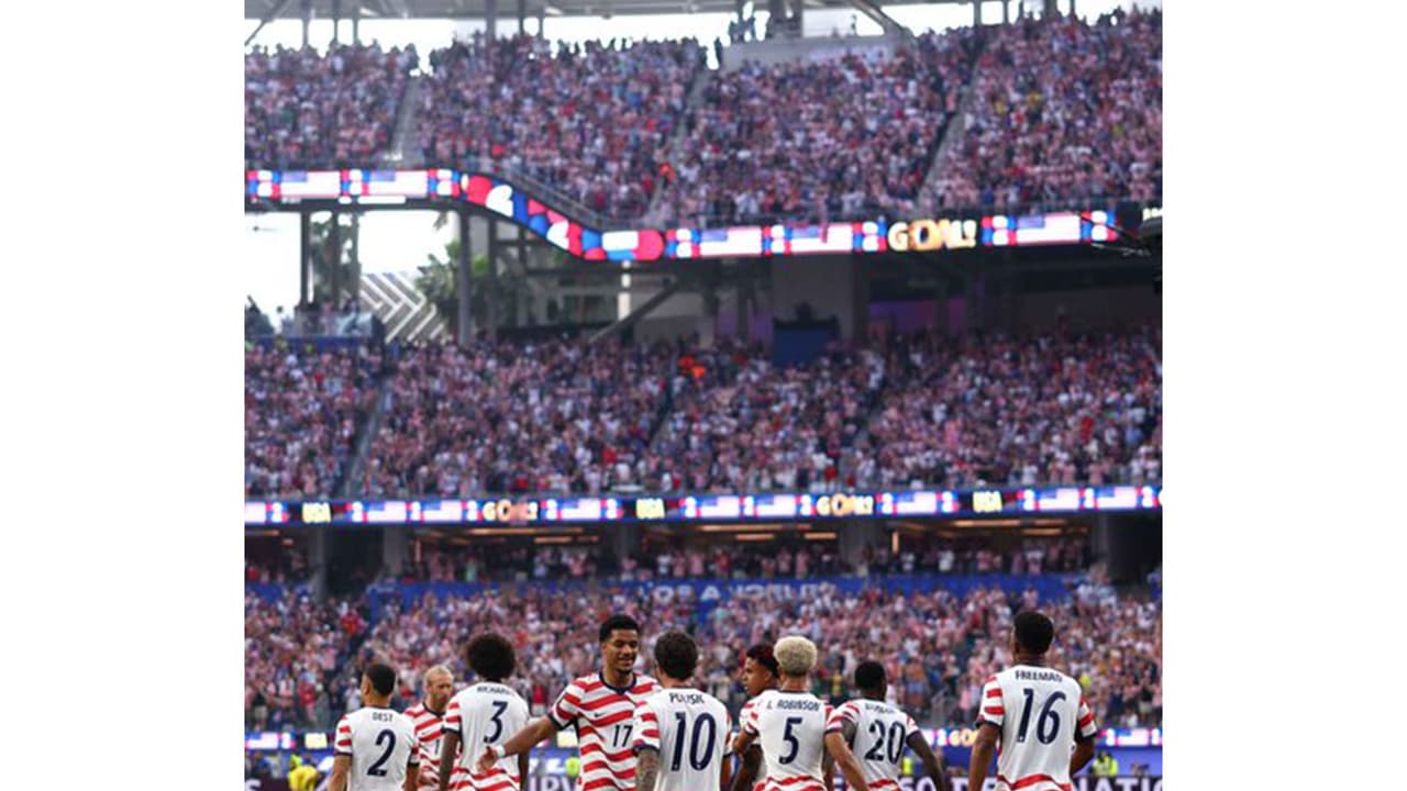 United States players celebrating (Photo: X/@FIFAWorldCup) United States players celebrating (Photo: X/@FIFAWorldCup)