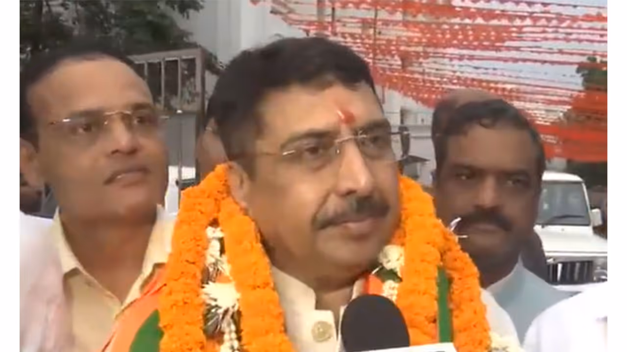 BJP leader Deepak Mhaskey (Photo/ANI) BJP leader Deepak Mhaskey (Photo/ANI)