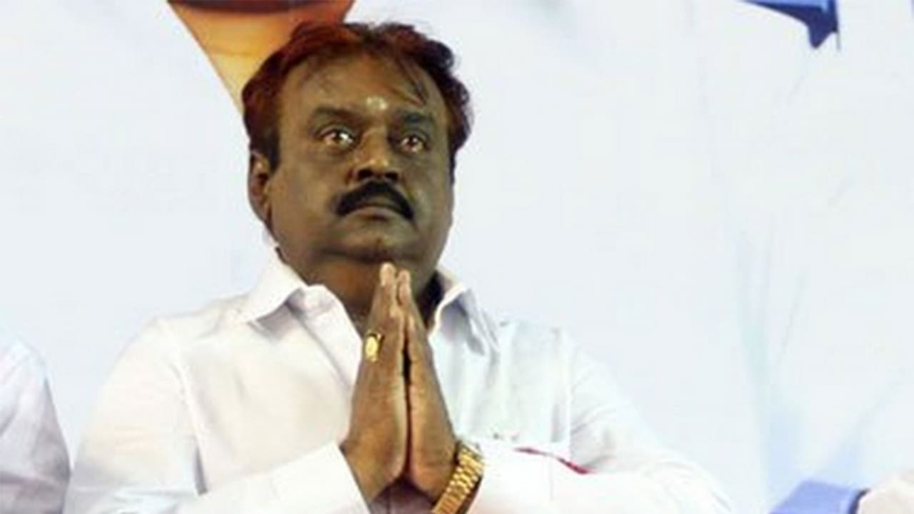 DMDK Founder Vijayakanth (Image source: X) DMDK Founder Vijayakanth (Image source: X)