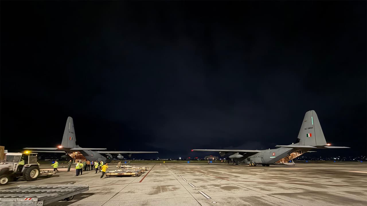 India sends 6th, 7th relief flights to flood hit Nepal (Photo/X@MEAIndia) India sends 6th, 7th relief flights to flood hit Nepal (Photo/X@MEAIndia)