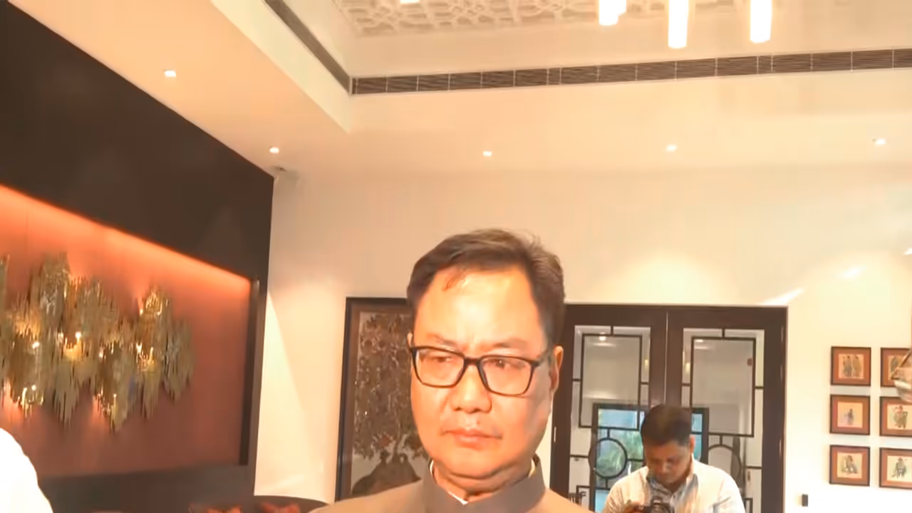 Union Minister Kiren Rijiju (Photo/ANI) Union Minister Kiren Rijiju (Photo/ANI)