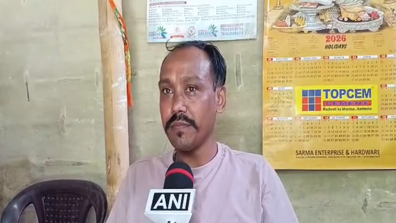 Assam worker Pankaj Barman (Photo/ANI) Assam worker Pankaj Barman (Photo/ANI)