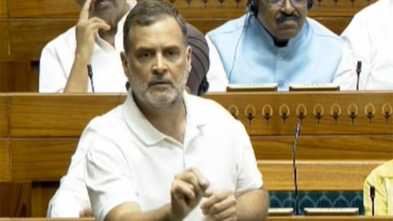 Lok Sabha Leader of Opposition Rahul Gandhi (Photo/Sansad TV) Lok Sabha Leader of Opposition Rahul Gandhi (Photo/Sansad TV)