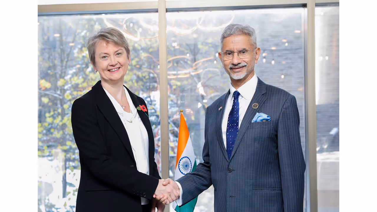 EAM Jaishankar with UK Foreign Secretary Yvette Cooper (Photo/ X@DrSJaishankar) EAM Jaishankar with UK Foreign Secretary Yvette Cooper (Photo/ X@DrSJaishankar)